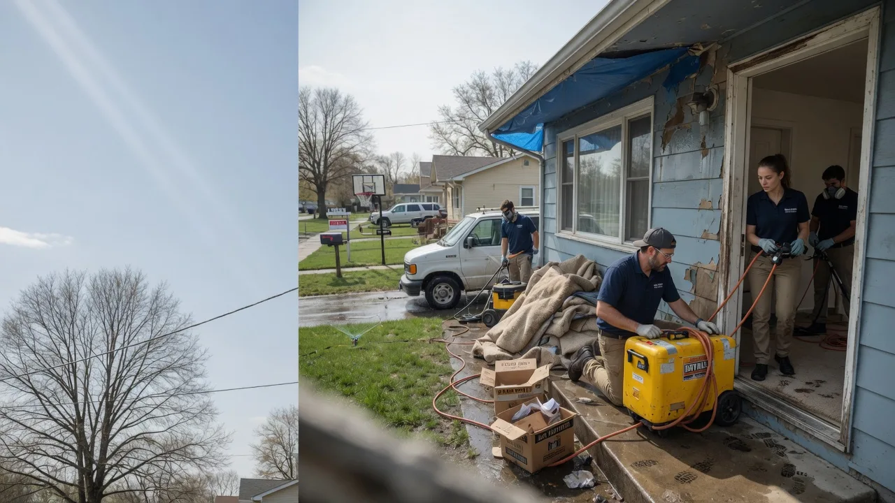 Basement Flood Cleanup in Highland Village, TX near me